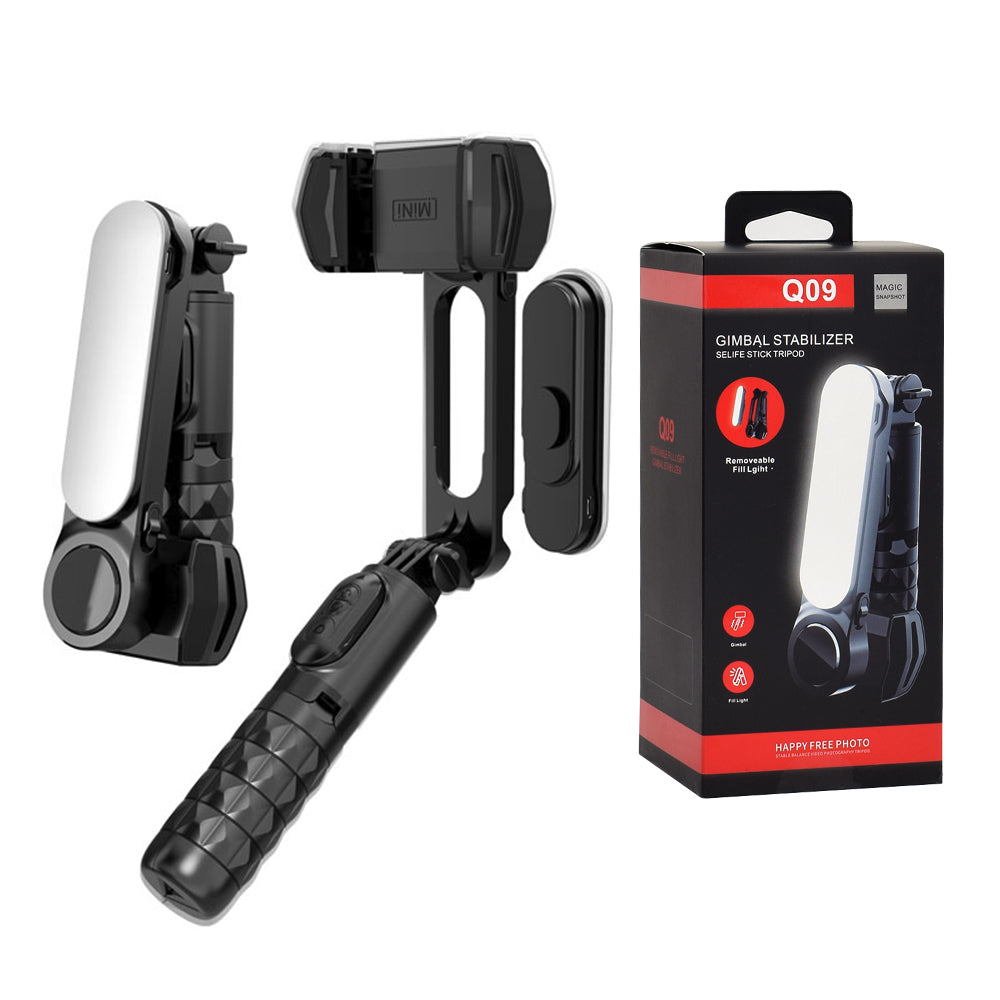 Selfie Stick Bluetooth Techsuit Q09, Univerzalan, Crni