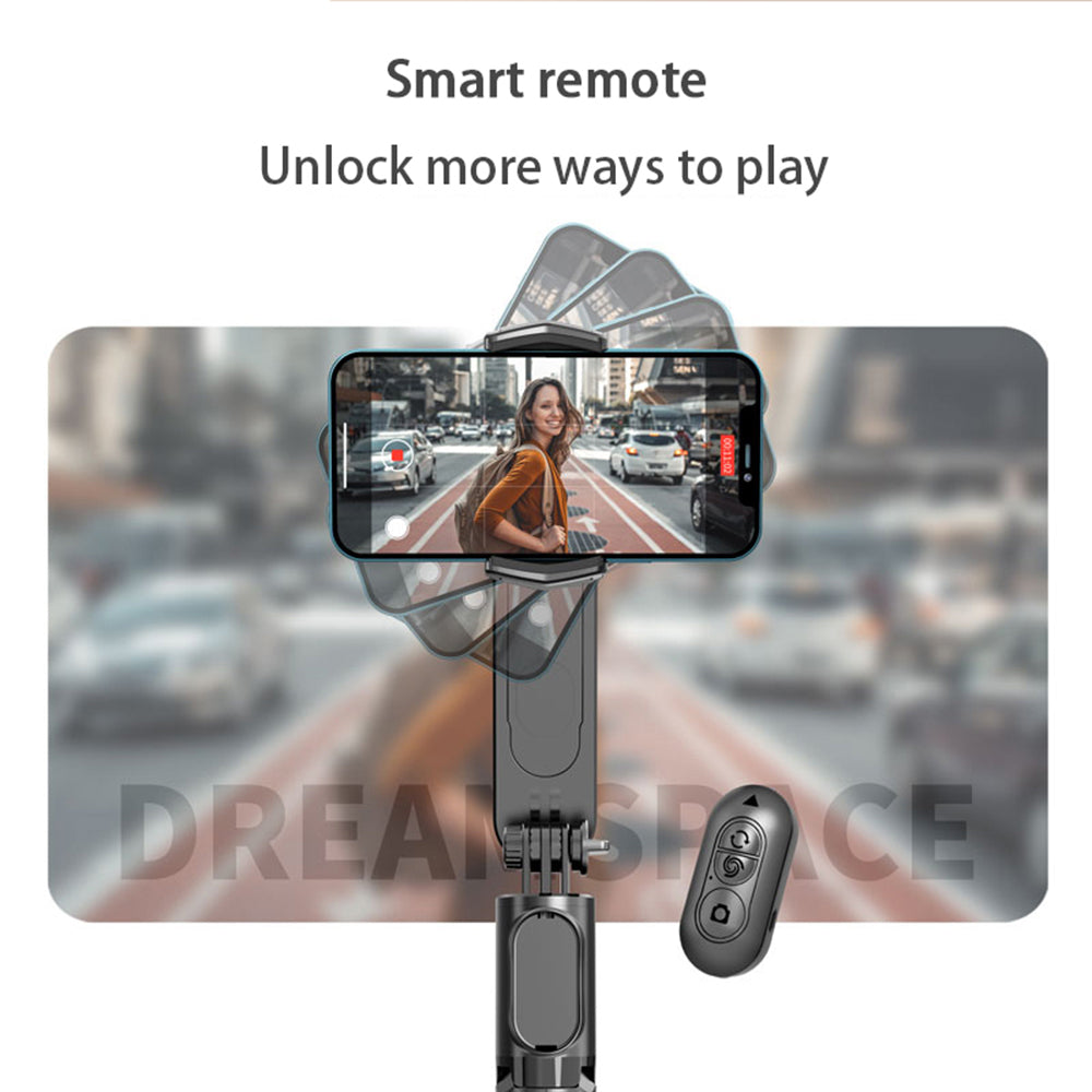 Selfie Stick Bluetooth Techsuit Q09, Univerzalan, Crni