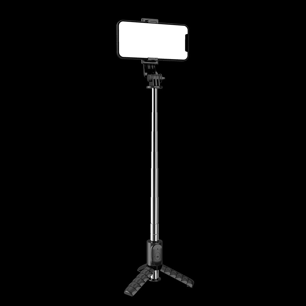 Selfie Stick Bluetooth Techsuit Q11, Univerzalan, Crni