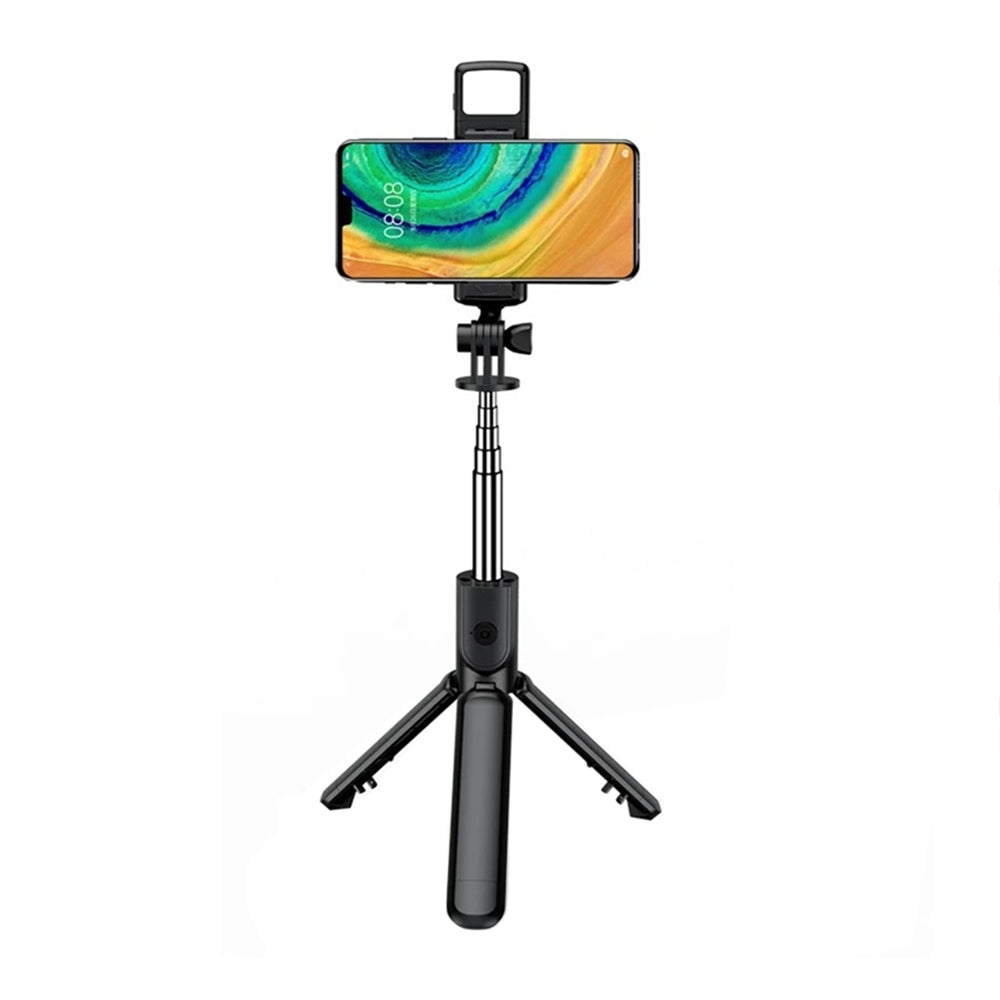 Selfie Stick Bluetooth Techsuit S03-S, Univerzalan, Crni