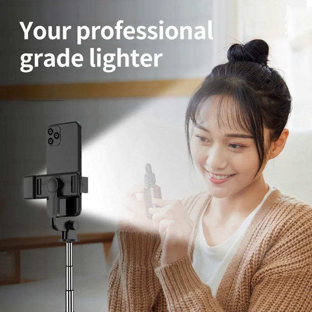Selfie Stick Bluetooth Techsuit S03-S, Univerzalan, Crni