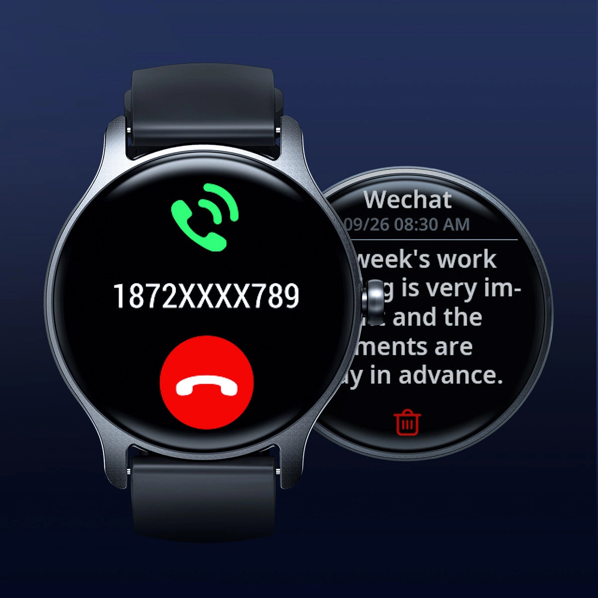 Smartwatch Joyroom JR-FC1 Call, Sivi
