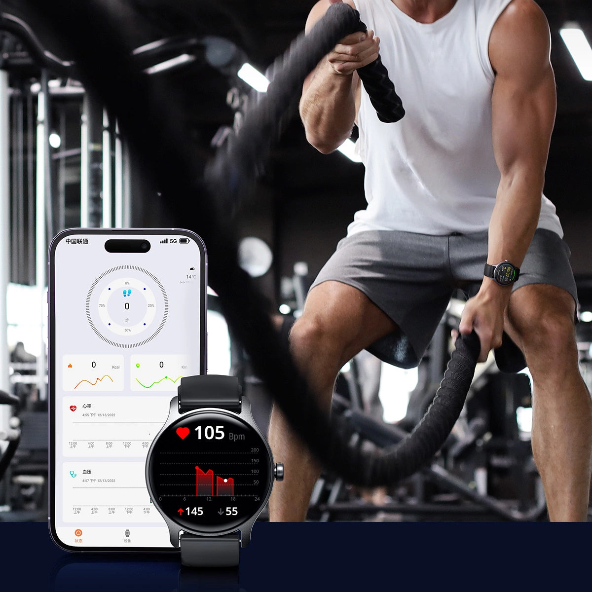 Smartwatch Joyroom JR-FC1 Call, Sivi
