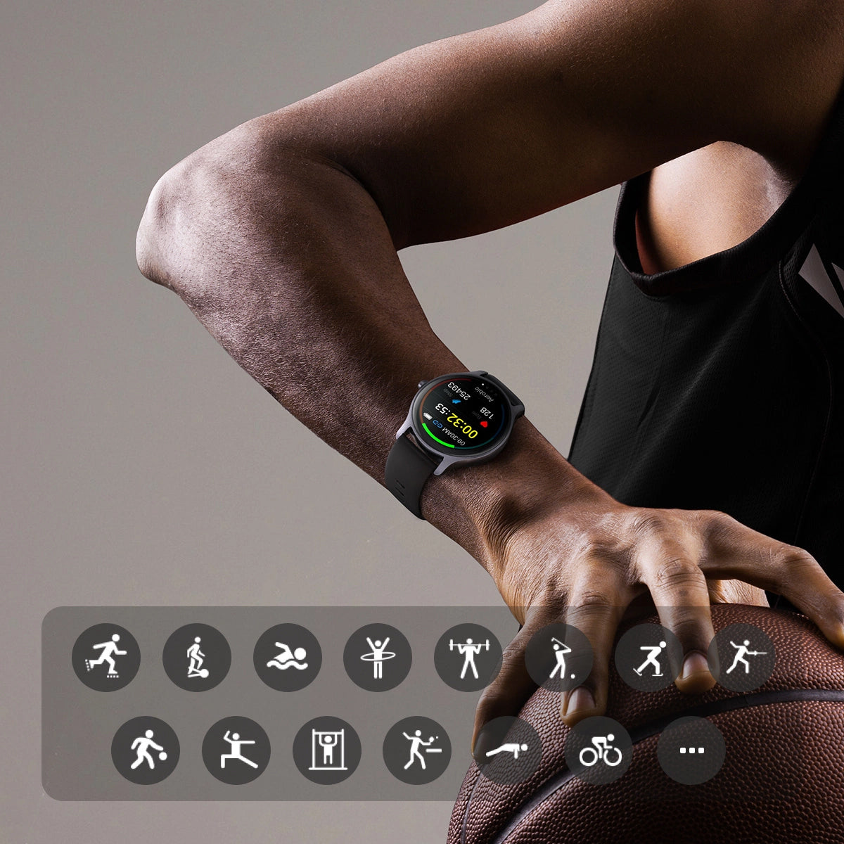 Smartwatch Joyroom JR-FC1 Call, Sivi