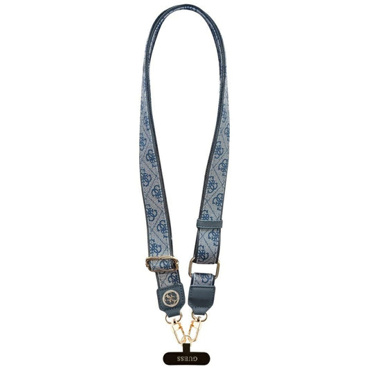 Lanyard za telefon Guess 4G Strass Metal Logo, Plavi