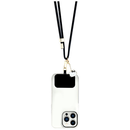Hello Kitty Crossbody remen za telefon, crni