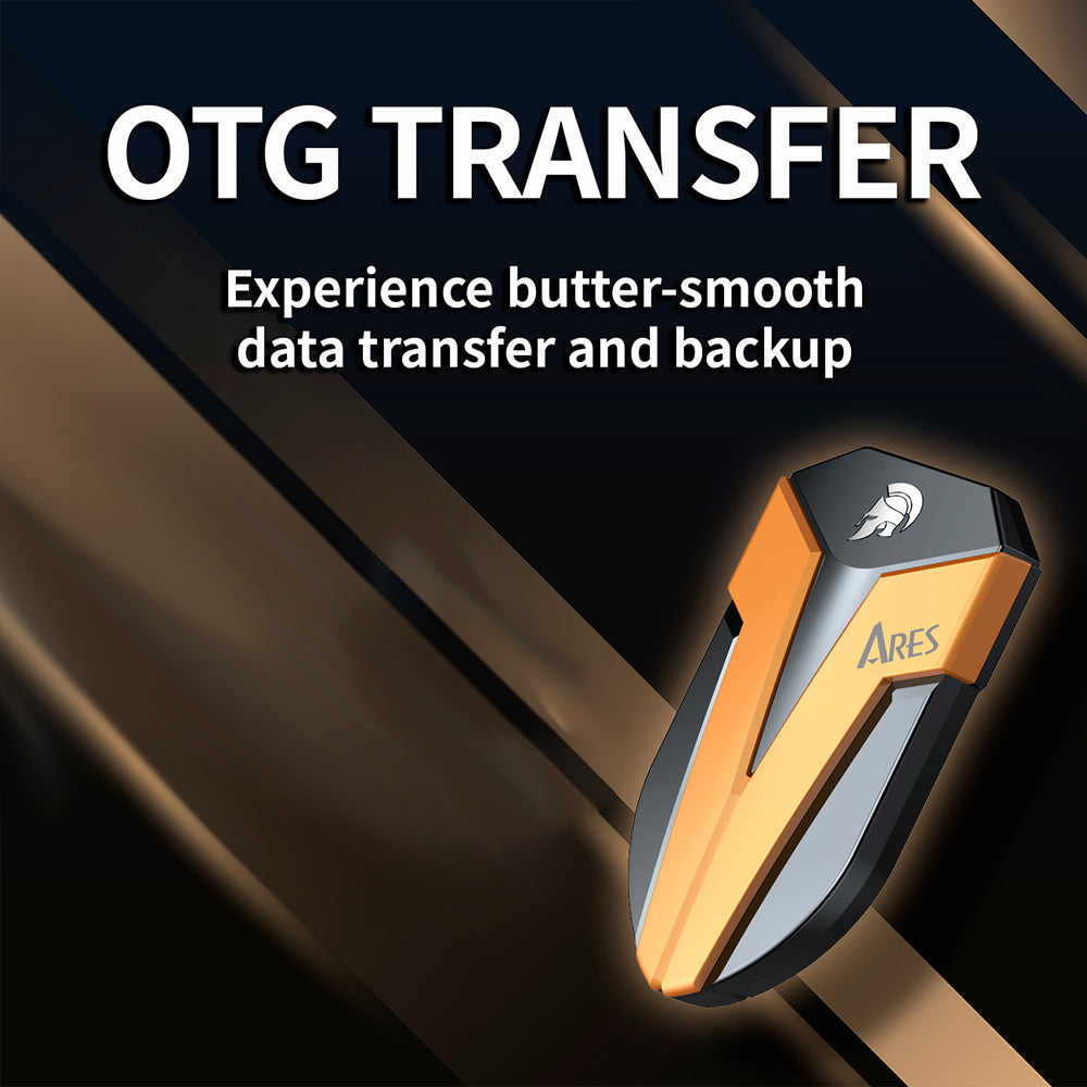 Solid State Drive (SSD Extern) Dato Ares Amber Shield, 4TB, Crni ARSASE-4TB