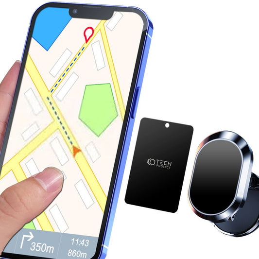 Naljepnica Metal Tech-Protect, Set od 4 komada, Crna THP1233BLK