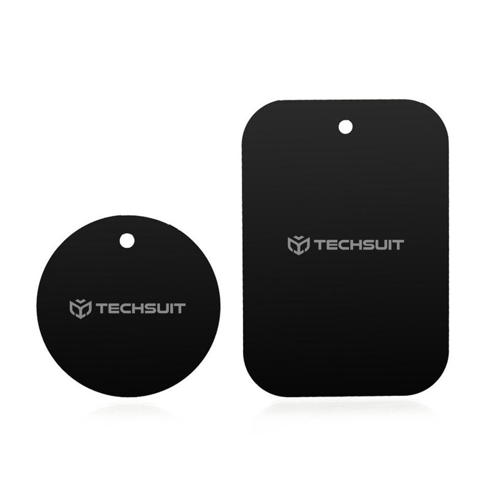 Sticker Metalic Techsuit MP03 2in1, Crni