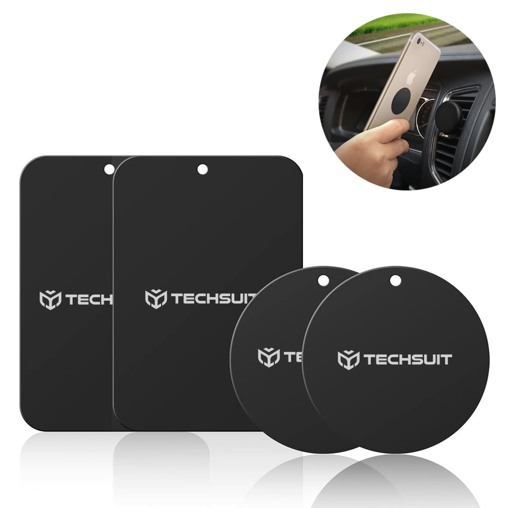 Sticker Metalic Techsuit MP04 4in1, Crni