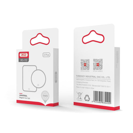 Metalna naljepnica XO Design Y2 3in1, Srebrna