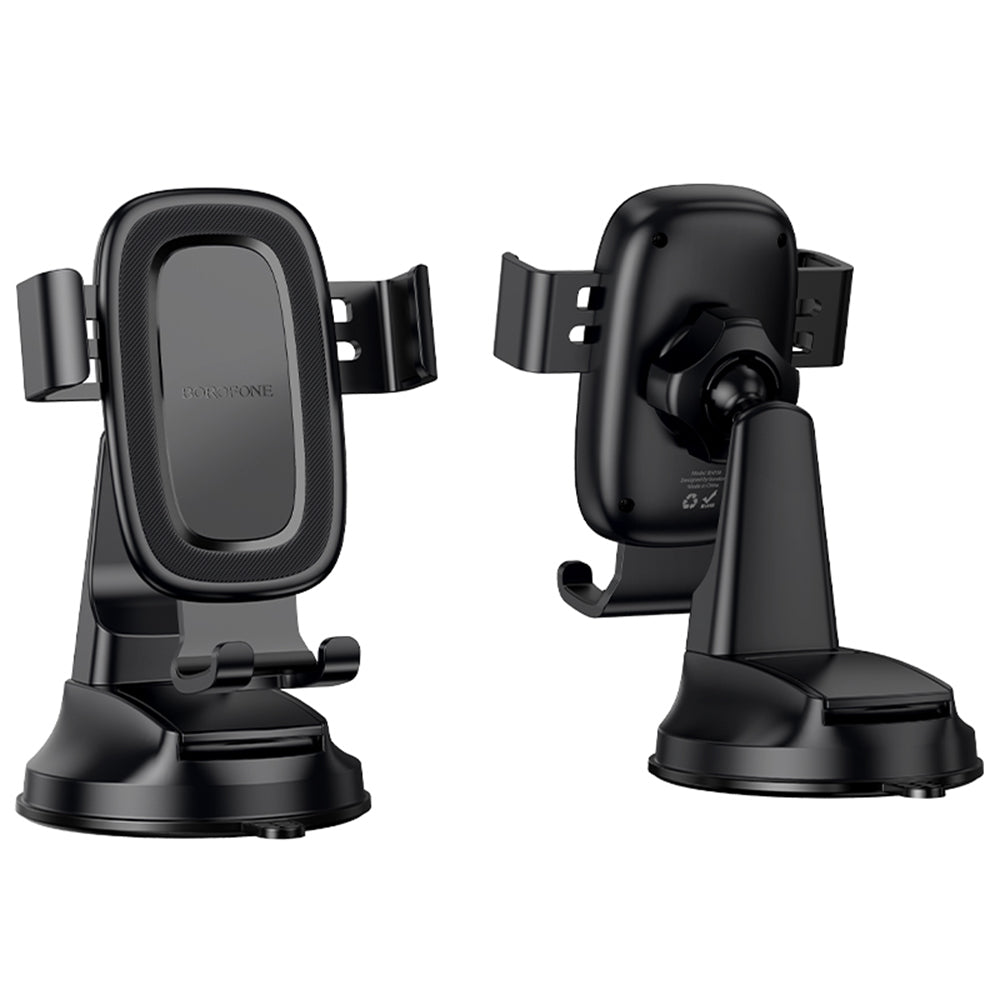 Auto nosač Borofone BH130 Follower Gravity, 6.1inch - 7inch, Crni