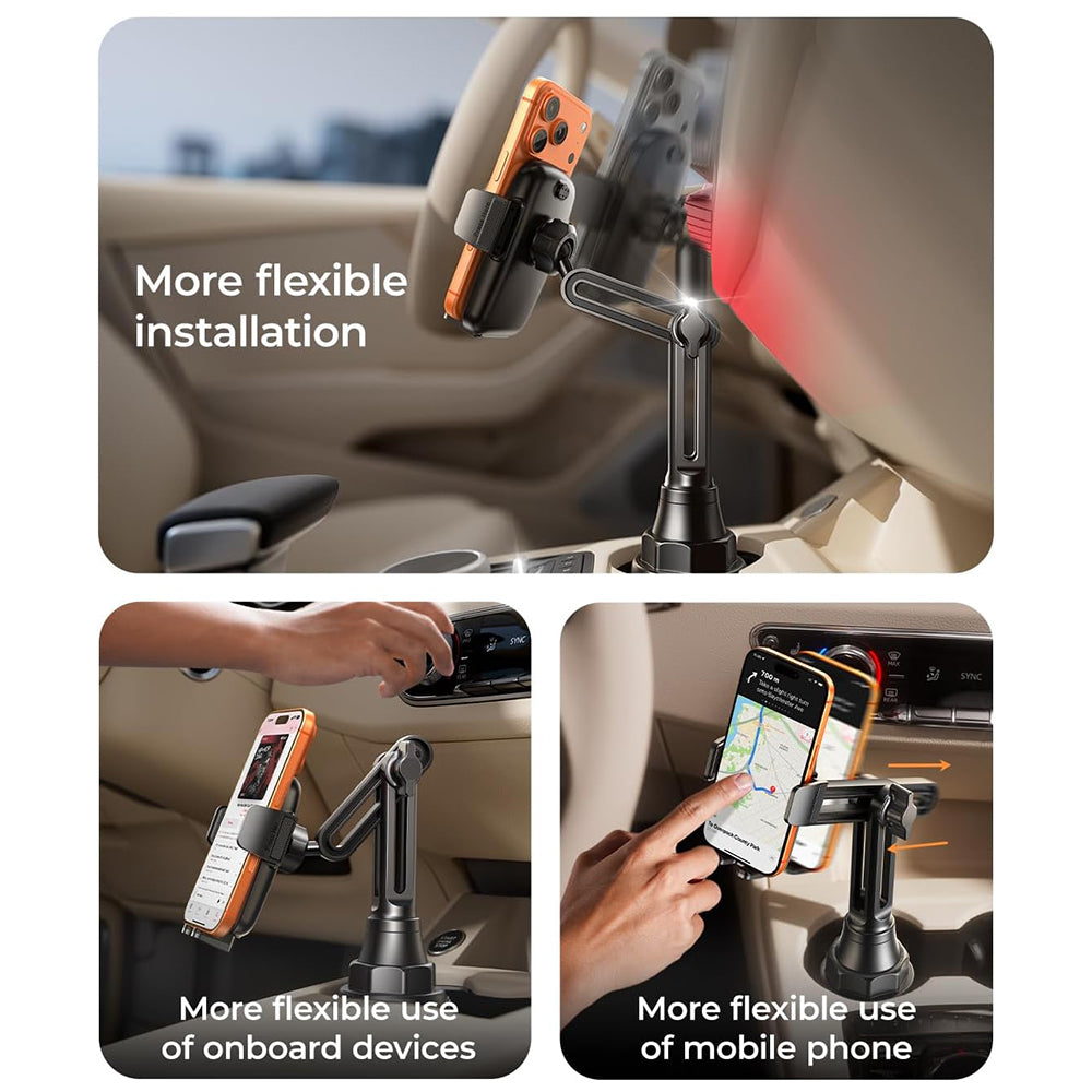 Auto nosač Lisen za telefon, 4.7inch - 7inch, Crni YL0223070048