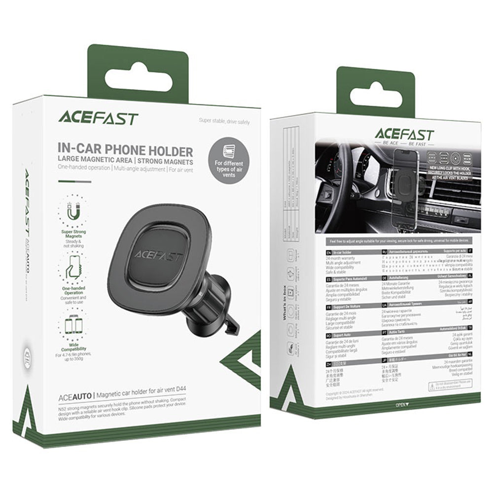 Auto magnetni nosač Acefast D44, Univerzalni, Crni