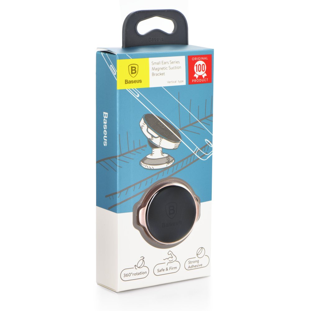 Auto nosač Magnetic Baseus Small Ears Bracket, Univerzalan, Crni SUER-B01