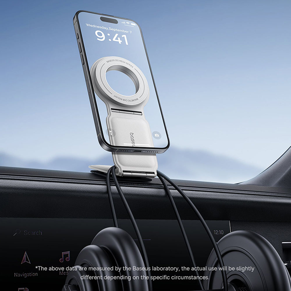 Auto magnetni nosač Baseus PrimeTrip C02, Univerzalan, Bijeli C40169002213-00