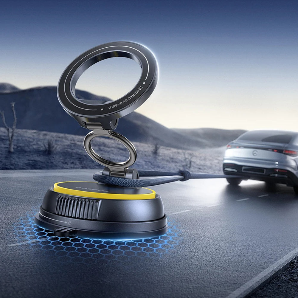 Magnetni auto držač Baseus PrimeTrip VC2 Flex, univerzalni, crni