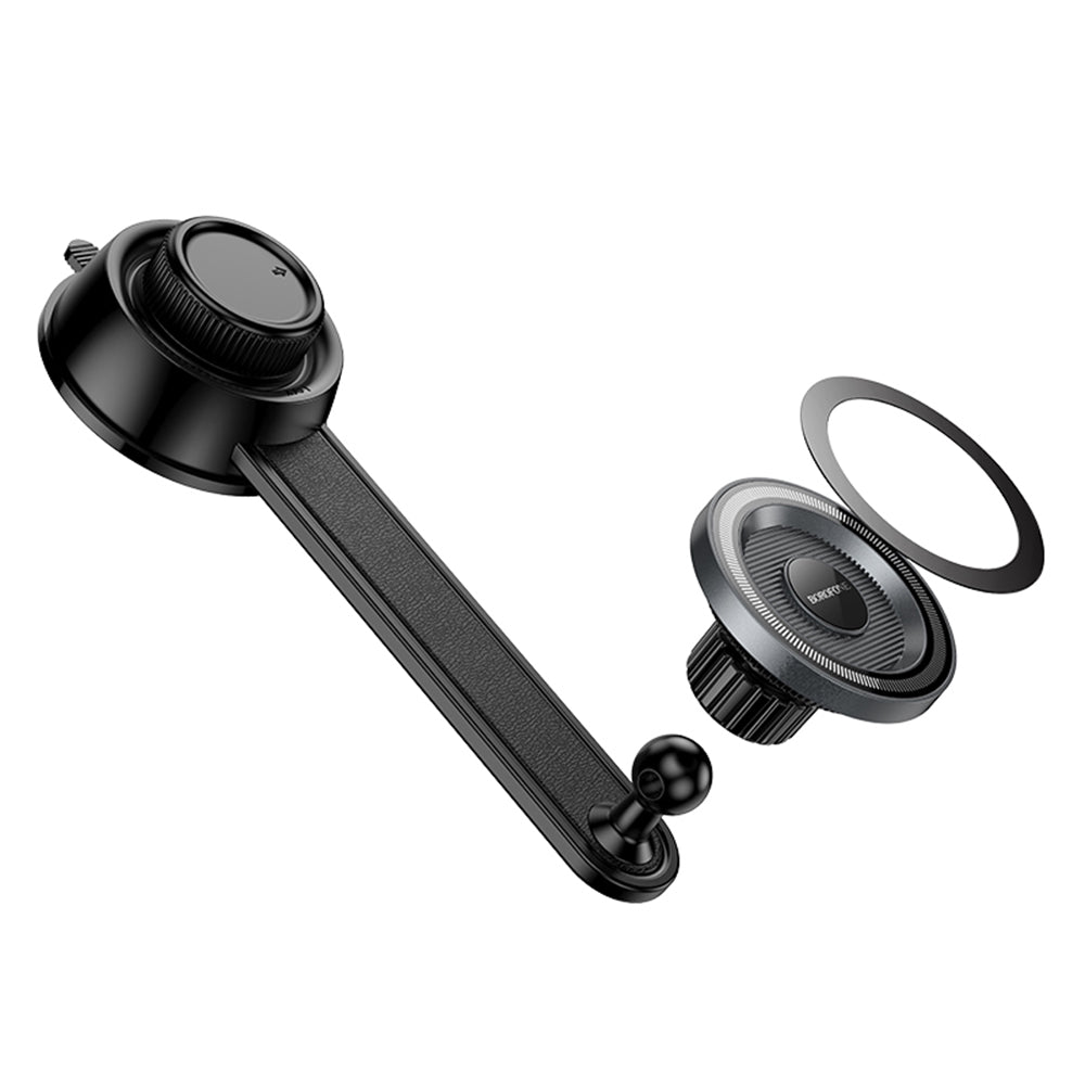 Magnetni auto nosač Borofone BH123 Profit, 4.5inch - 7inch, Crni