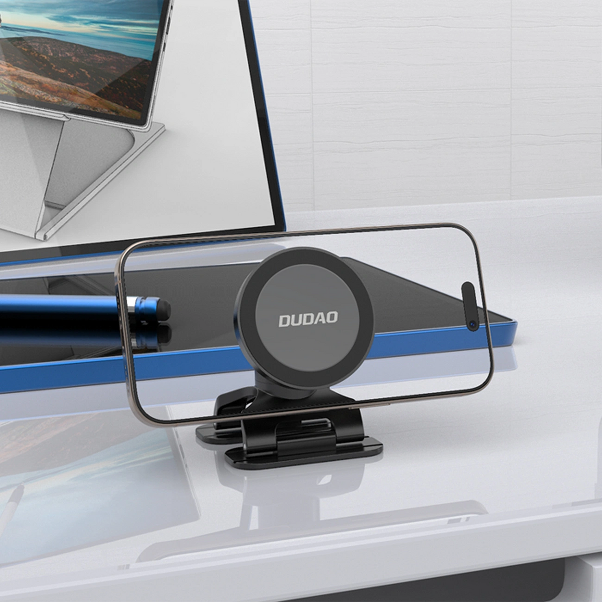Univerzalni magnetski auto držač Dudao F25, crni