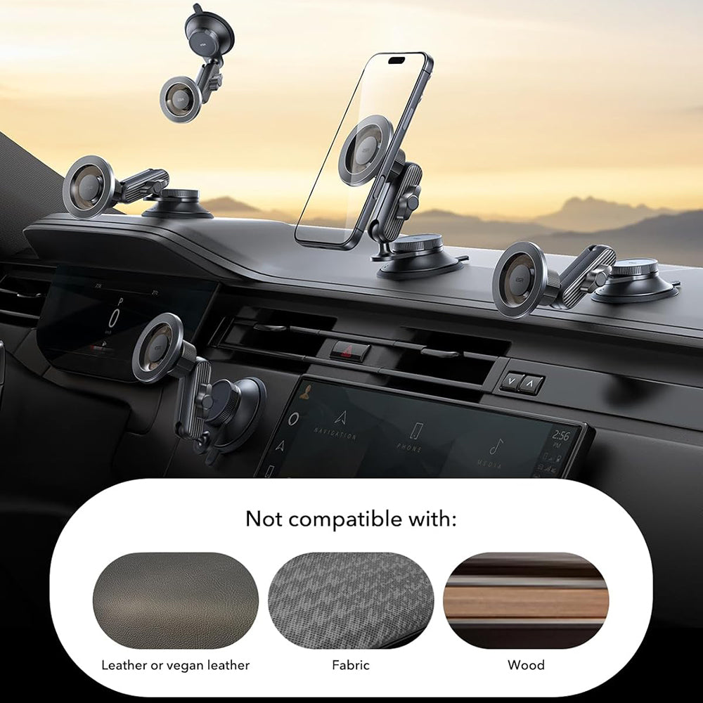 Magnetni auto nosač ESR OmniLock Dash, Univerzalan, Crni