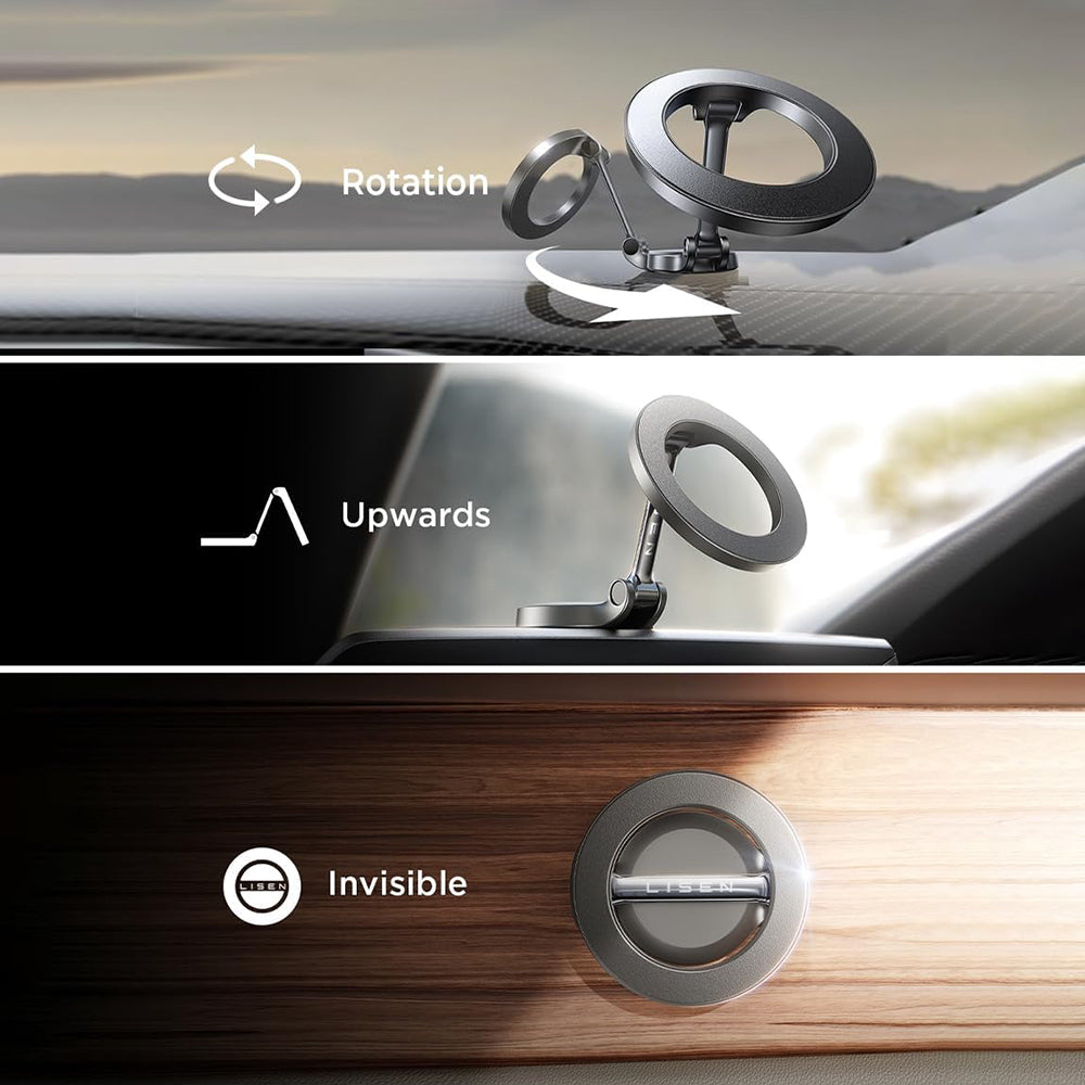 Auto magnetski nosač Lisen, Univerzalan, Crni YL0224010003