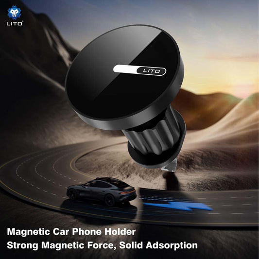 Magnetski auto nosač Lito LT-W05, Univerzalan, Crni