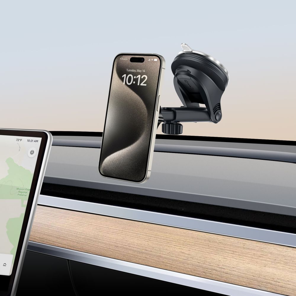 Auto nosač Magnetic Tech-Protect N56 2in1, Univerzalan, Crni