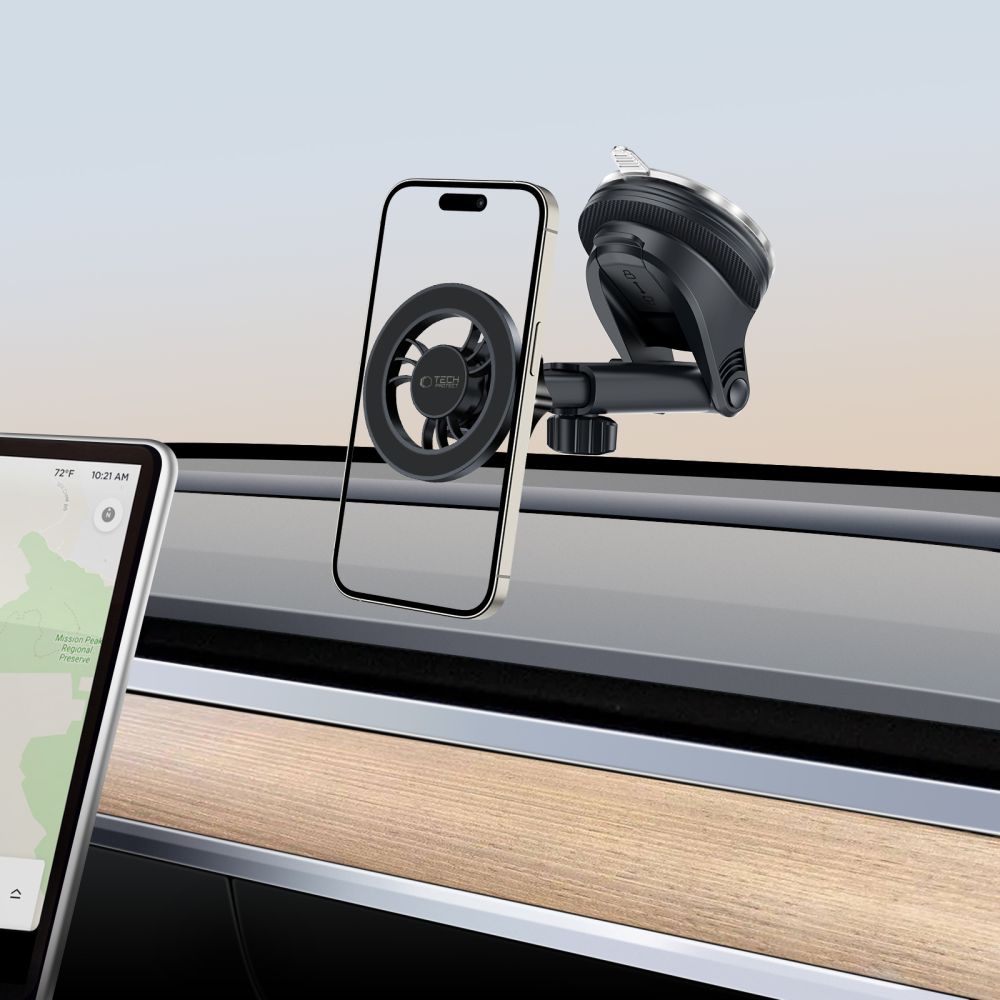 Auto nosač Magnetic Tech-Protect N56 2in1, Univerzalan, Crni