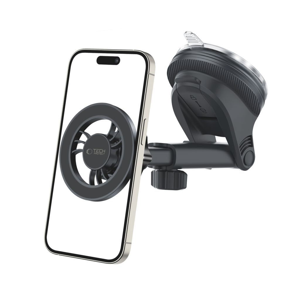 Auto nosač Magnetic Tech-Protect N56 2in1, Univerzalan, Crni
