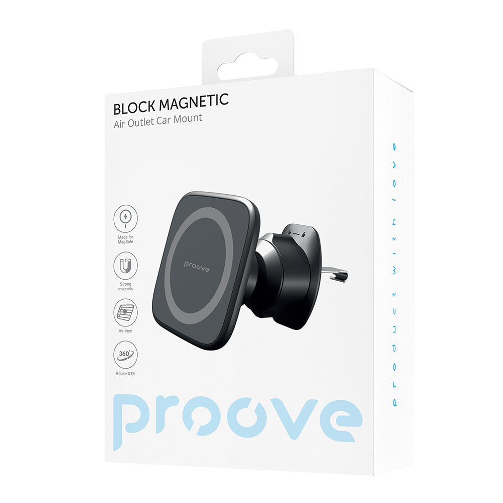 Auto nosač Magnetic Proove Block, Univerzalan, Crni CHMA00000001