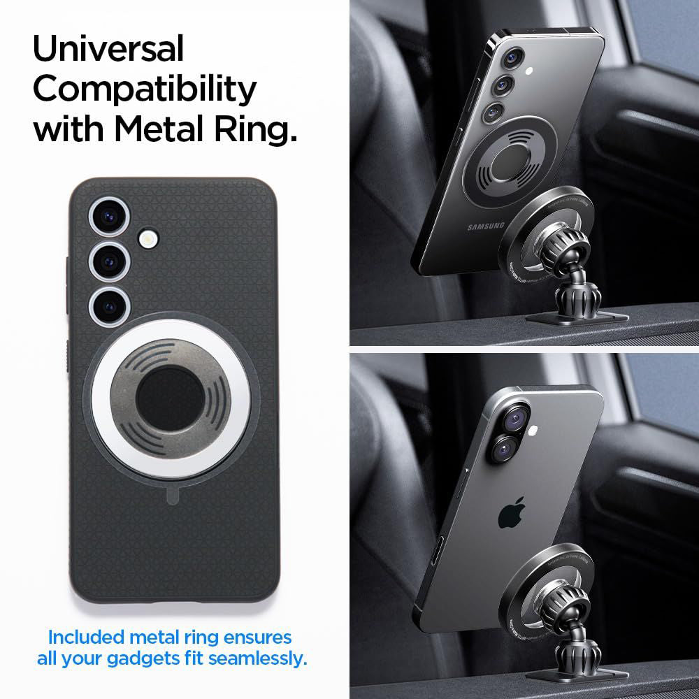 Magnetski auto nosač Spigen MFT13, Univerzalan, Srebrni ACP08314