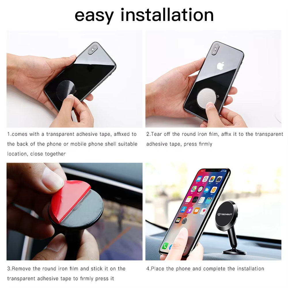 Auto nosač Magnetni Techsuit S11, Univerzalan, Crni