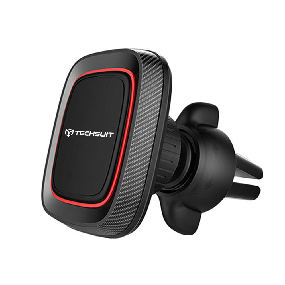 Auto nosač Magnetni Techsuit S4, Univerzalan, Crno Crveni