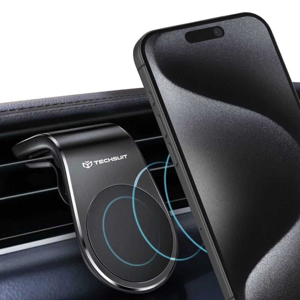 Auto magnetni nosač Techsuit S7, Univerzalan, Srebrni