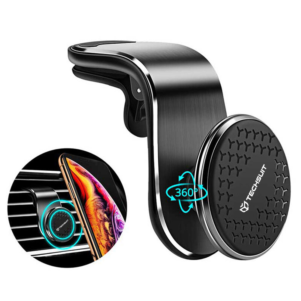 Auto nosač Magnetic Techsuit S8, Univerzalan, Srebrni