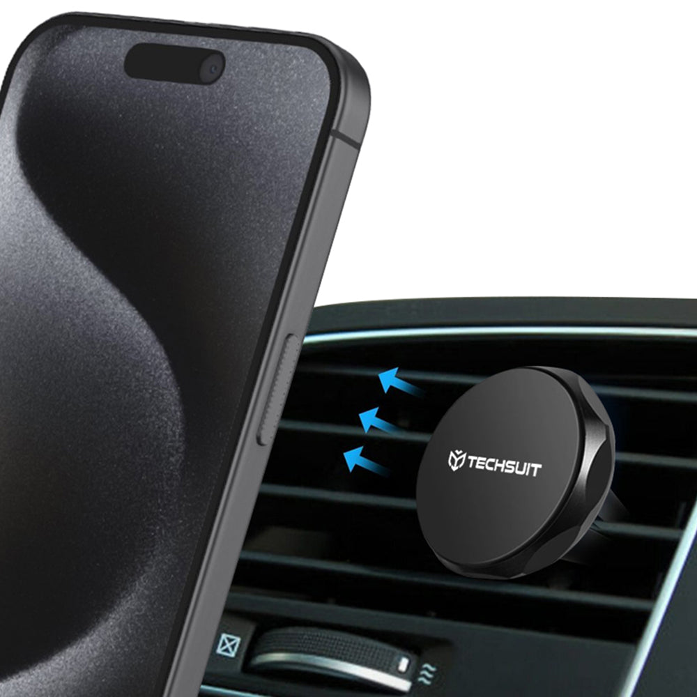 Auto nosač Magnetic Techsuit S9, Univerzalan, Srebrni