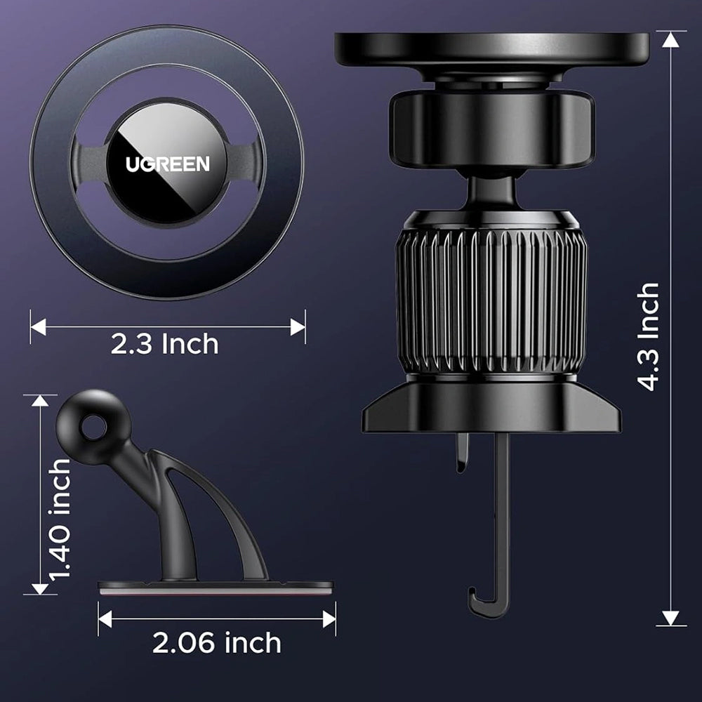 Magnetni auto nosač UGREEN LP986 (85397), Univerzalan, Crni
