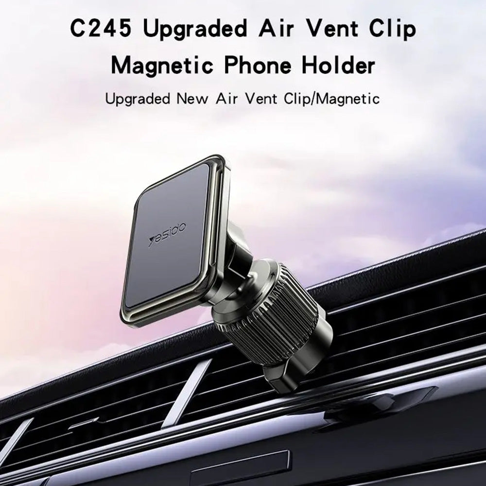 Magnetski auto nosač Yesido C245, Univerzalan, Crni