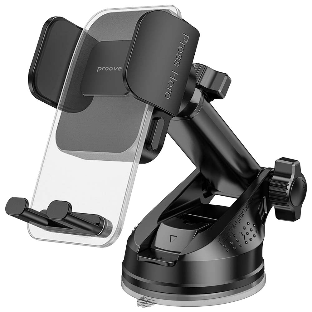 Auto nosač Proove Crystal Clamp Plus Dash, 4.7inch - 6.9inch, Crni CHCSP0000001