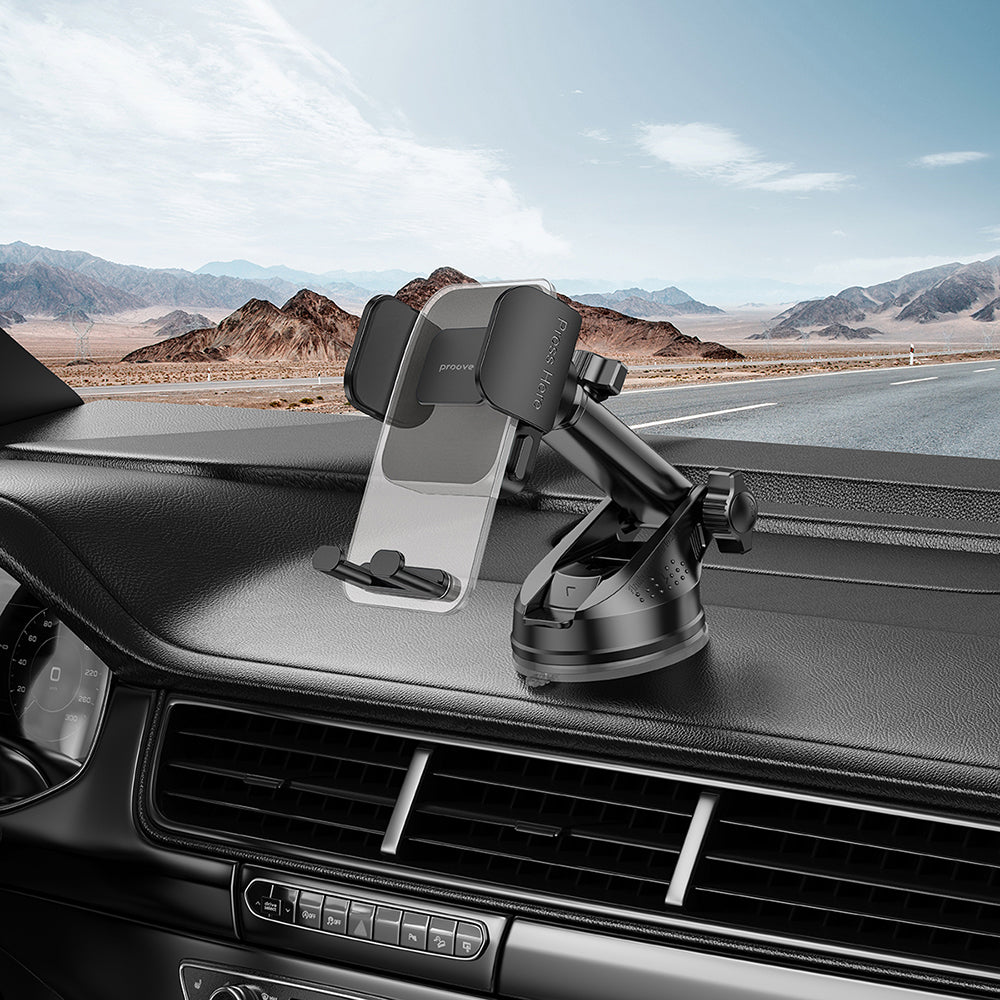 Auto nosač Proove Crystal Clamp Plus Dash, 4.7inch - 6.9inch, Crni CHCSP0000001
