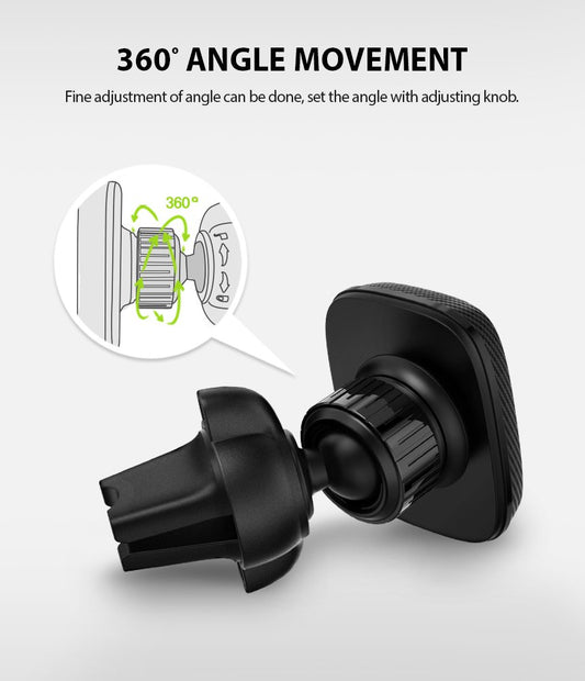 Univerzalni magnetski auto držač Ringke Power Clip, crni