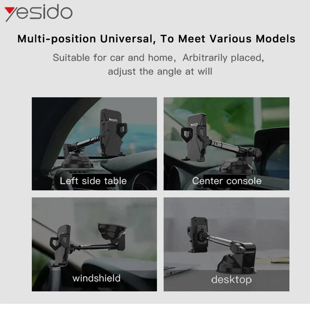 Auto nosač Yesido C40, Univerzalan, Crni