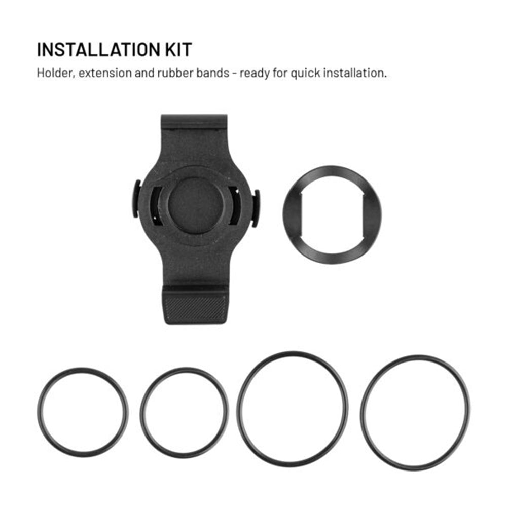 Nosilac za bicikl Fixed za Garmin sat 22mm / Edge računalo, Crni