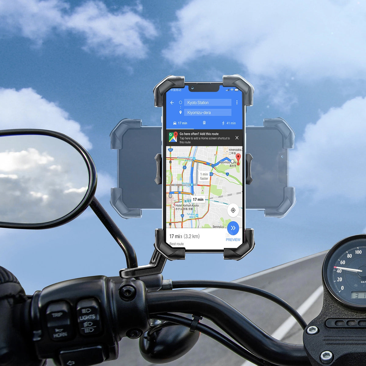 Nosilac za bicikl/motocikl Joyroom JR-ZS288-m, 4.7inch - 7inch, Crni