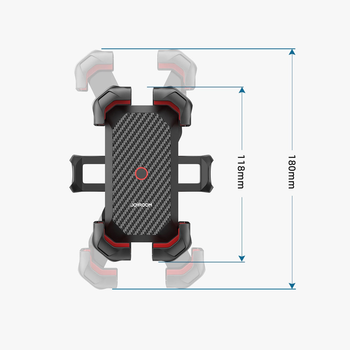 Nosilac za bicikl/motocikl Joyroom JR-ZS288-m, 4.7inch - 7inch, Crni