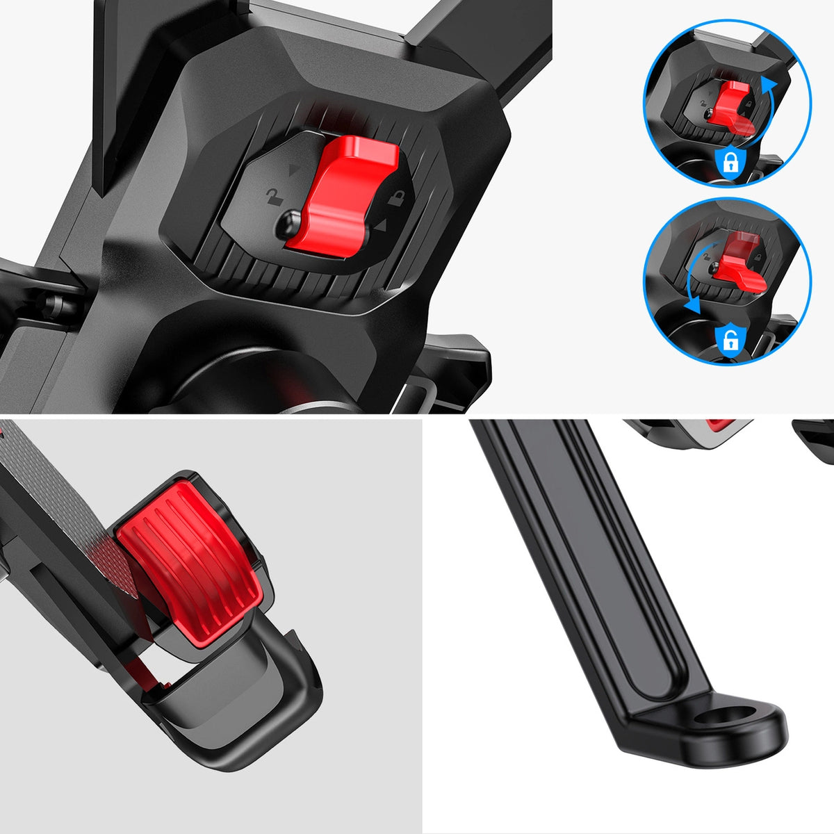Nosilac za bicikl/motocikl Joyroom JR-ZS288-m, 4.7inch - 7inch, Crni