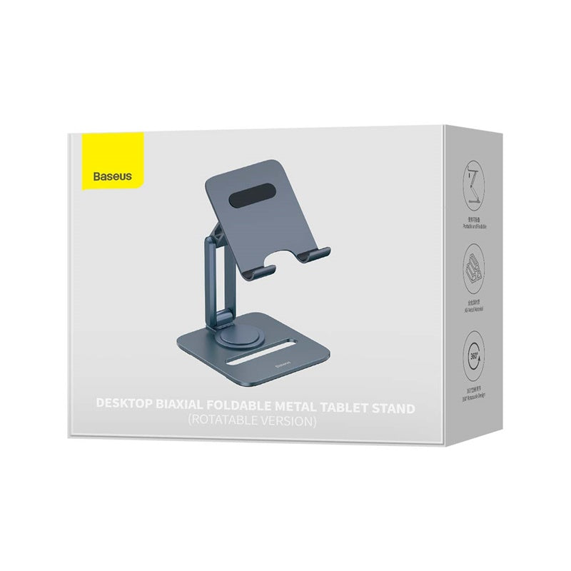 Baseus Biaxial stalak za stol za telefon / tablet, univerzalan, tamnosivi B10431801811-00