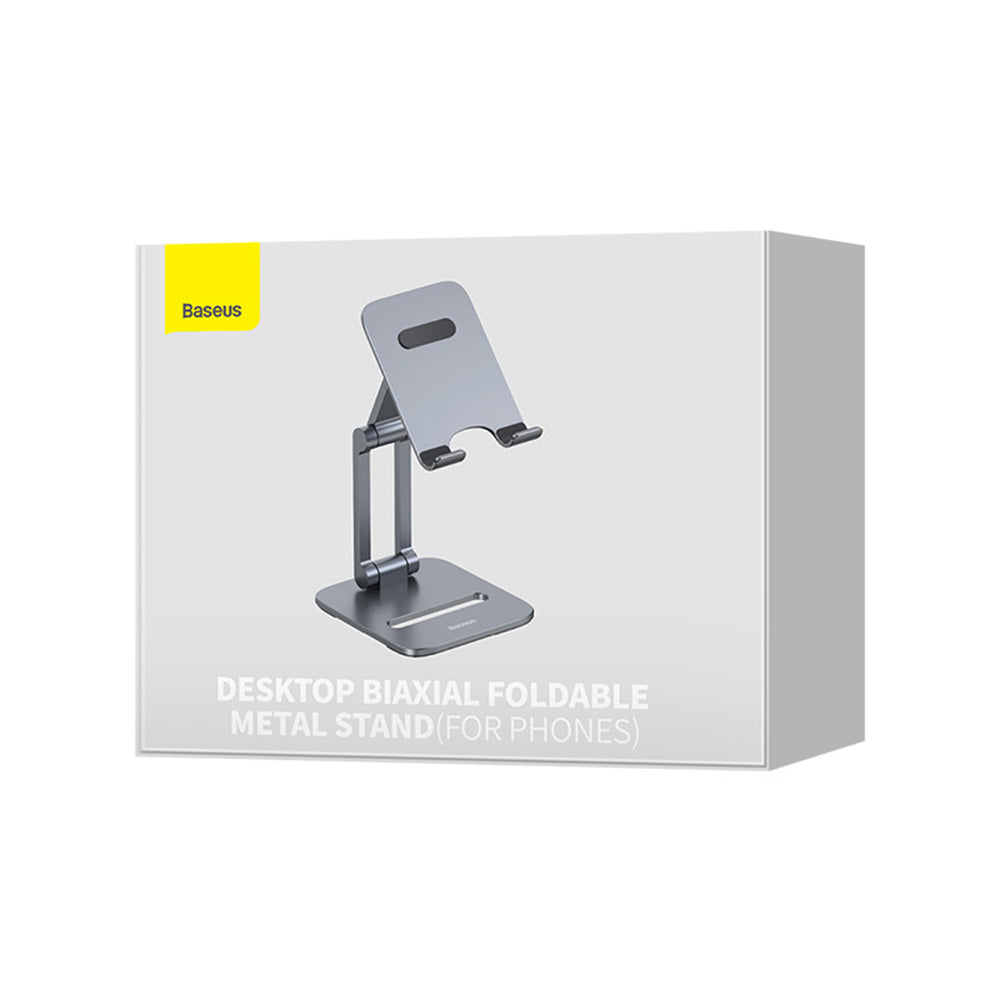 Stalak za stol Baseus Biaxial za telefon / tablet, Univerzalan, Sivi LUSZ000013