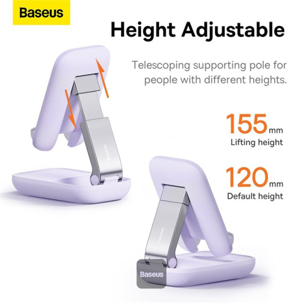 Suport Birou Baseus Seashell, Univerzalan, Ljubičasti B10551500511-00