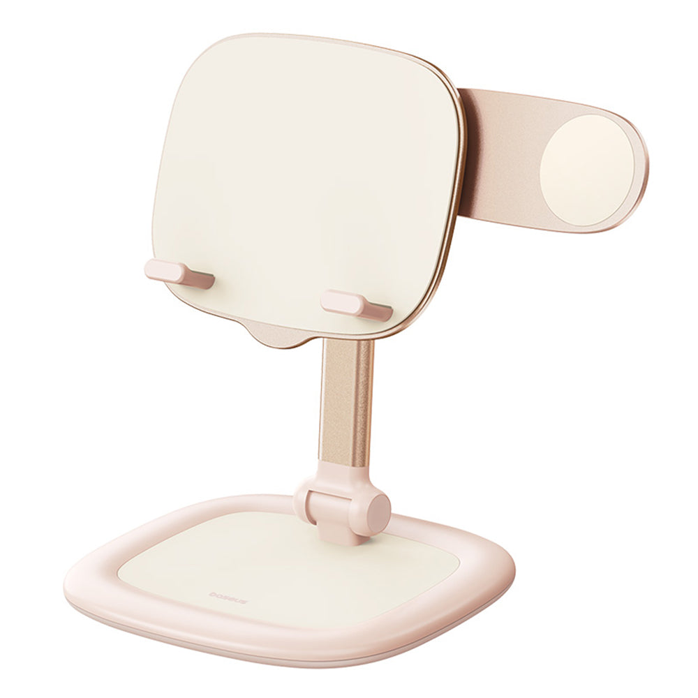 Suport Birou Baseus Seashell Dual, Univerzalan, Roza B10451501411-00